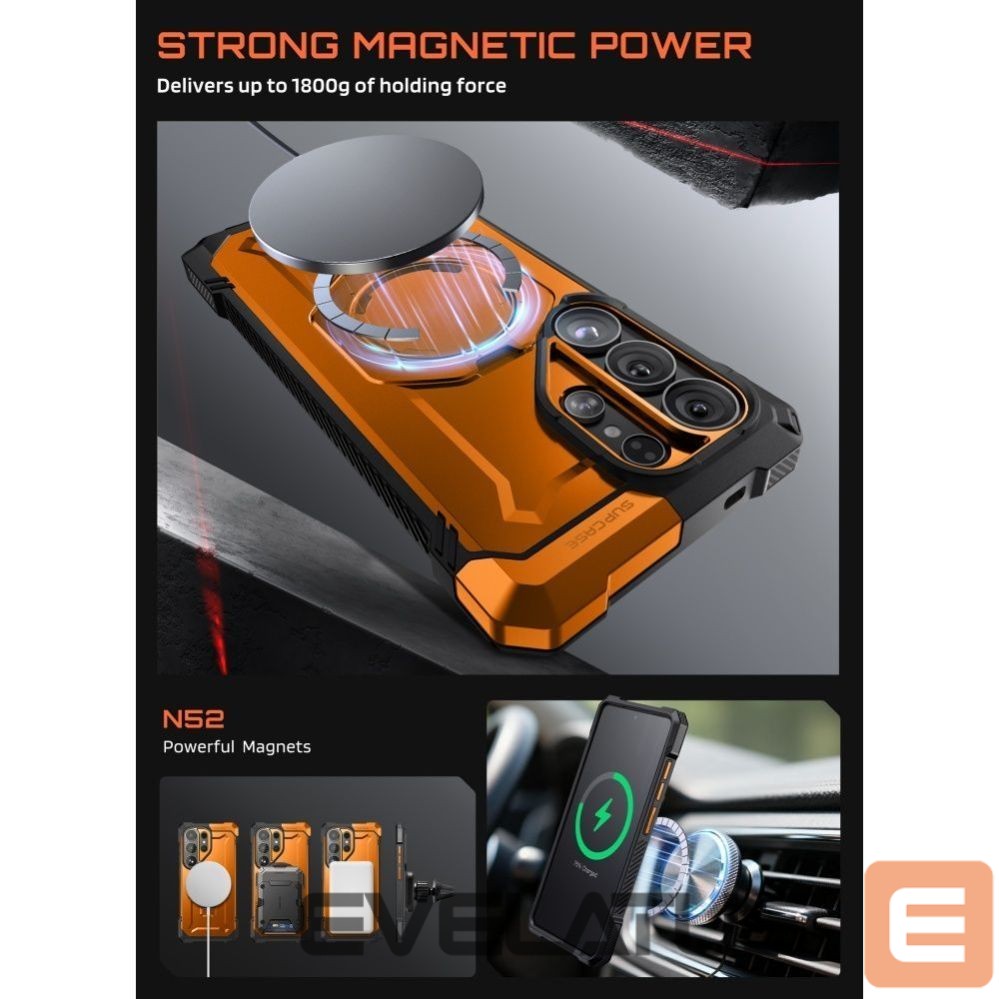 Other goods Supcase Supcase UB Grip Mag MagSafe Case for Samsung Galaxy S26 Ultra - Orange and Black