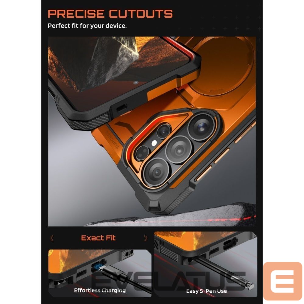 Other goods Supcase Supcase UB Grip Mag MagSafe Case for Samsung Galaxy S26 Ultra - Orange and Black