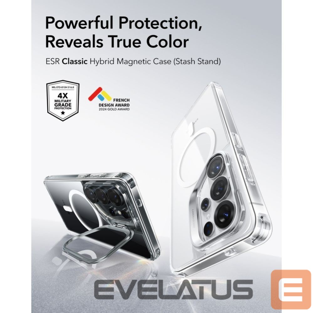 Other goods ESR ESR Classic Hybrid Kickstand MagSafe Case for Samsung Galaxy S26 Ultra - Clear