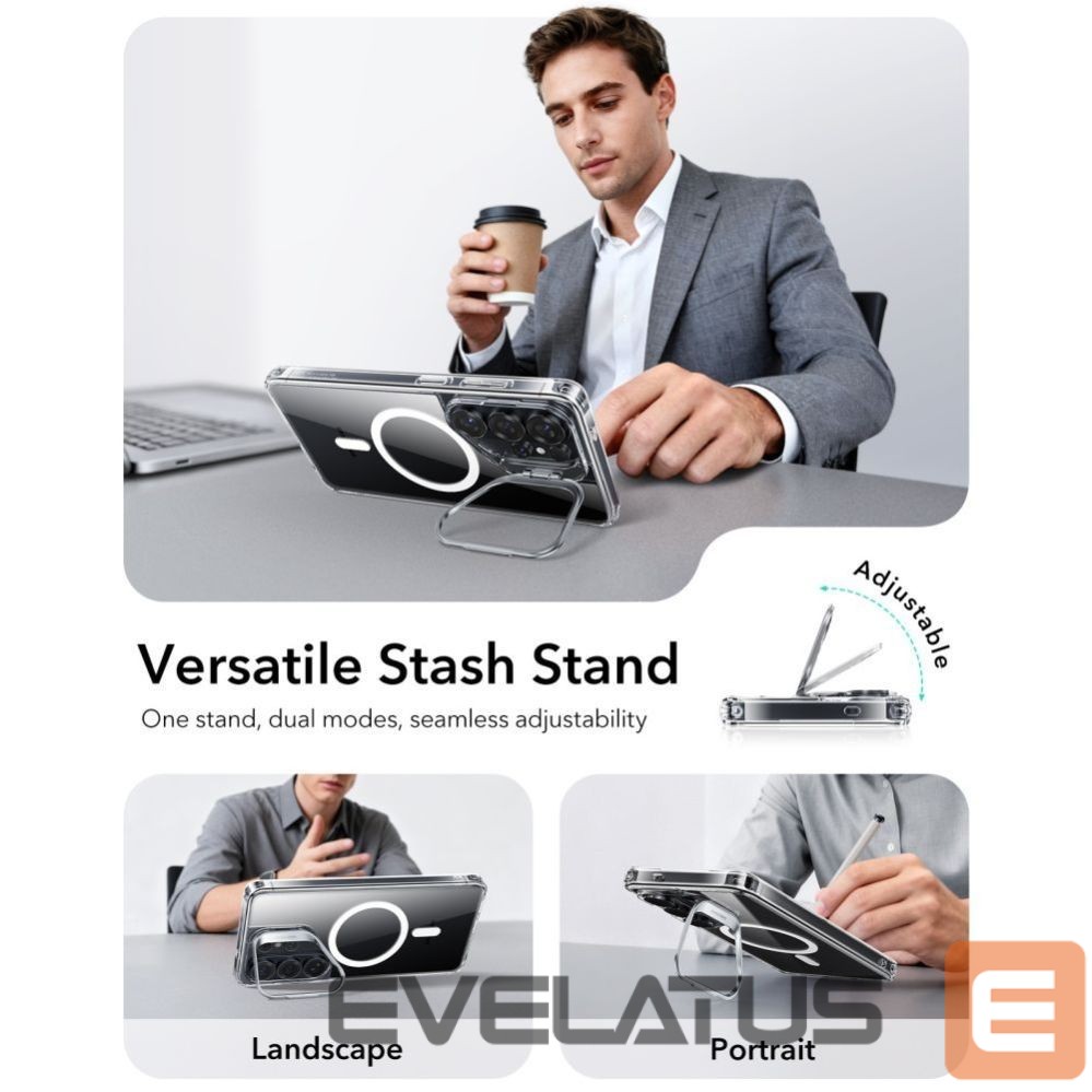 Other goods ESR ESR Classic Hybrid Kickstand MagSafe Case for Samsung Galaxy S26 Ultra - Clear