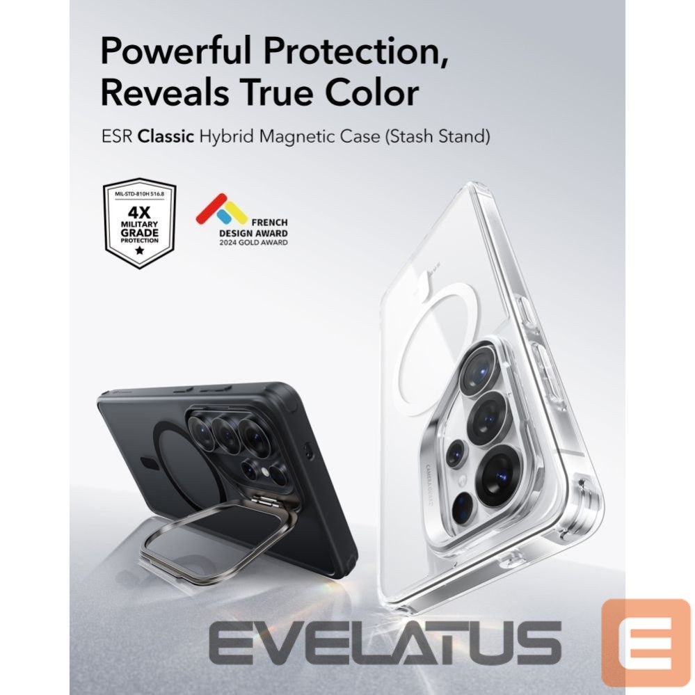Other goods ESR ESR Classic Hybrid Kickstand MagSafe Case for Samsung Galaxy S26 Ultra - Black