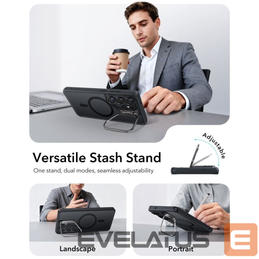 Other goods ESR ESR Classic Hybrid Kickstand MagSafe Case for Samsung Galaxy S26 Ultra - Black