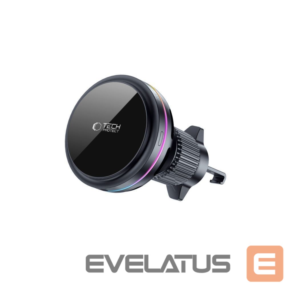 Other goods Tech-Protect Tech-Protect V9 MagSafe 25W Qi 2.2 Car Charger - Black