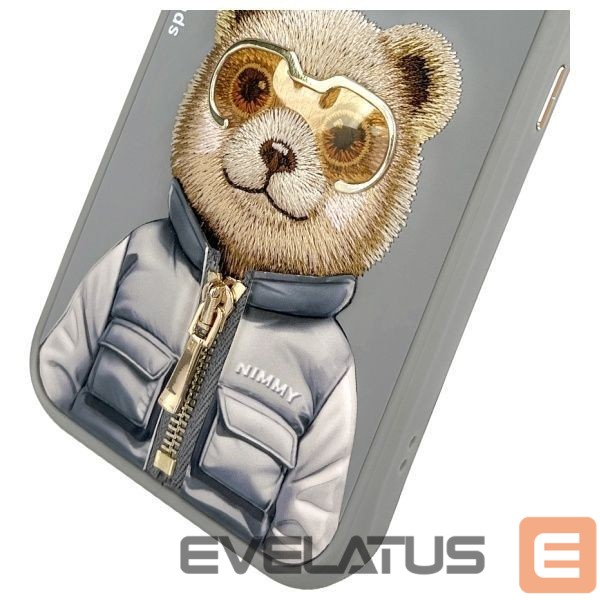 Other goods Nimmy Nimmy Cool&Cute 2.0 Bear Case for iPhone 15 Pro Max - Gray
