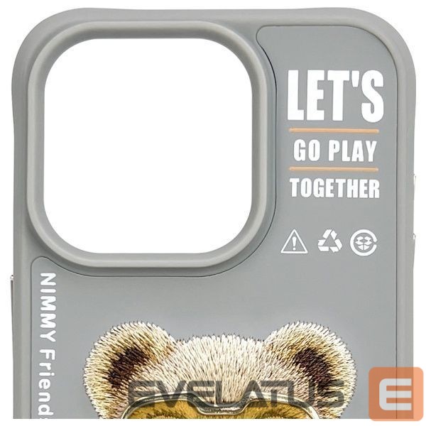 Other goods Nimmy Nimmy Cool&Cute 2.0 Bear Case for iPhone 15 Pro Max - Gray