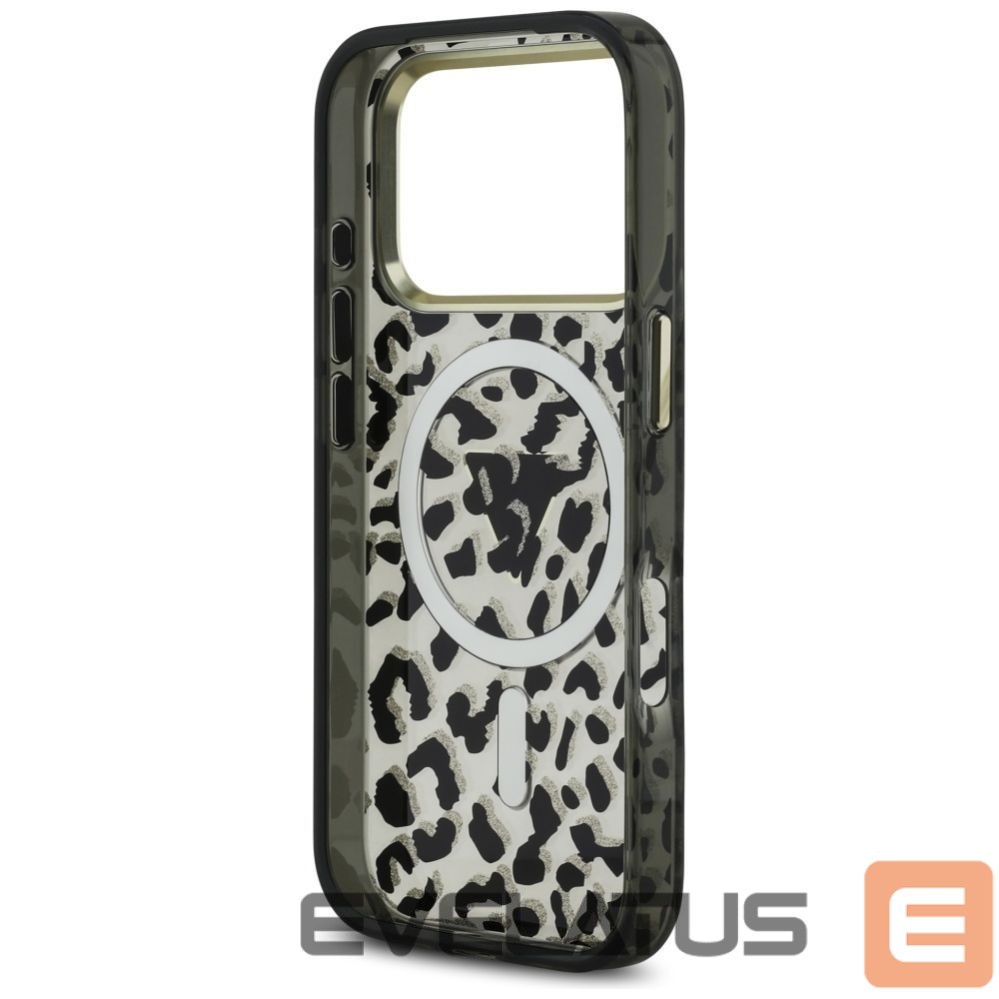 Other goods Guess Guess Leopard Glitter MagSafe Case for iPhone 17 Pro - Black