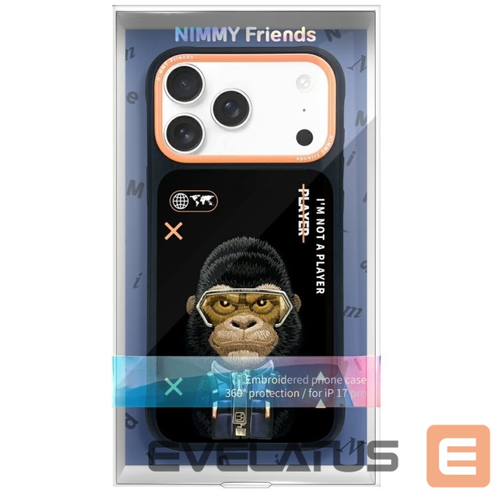 Other goods Nimmy Nimmy Cool&Cute 2.0 Gorilla Case for iPhone 17 Pro - Black