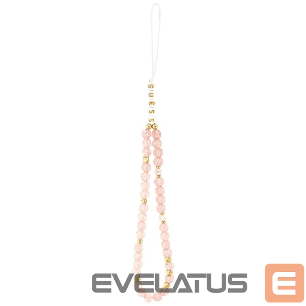 Other goods Guess Guess IML Flowers Electro Pearl Strap MagSafe Case for iPhone 17 Pro - Pink