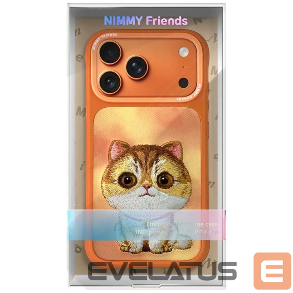 Other goods Nimmy Nimmy Big Eyed Pet 2.0 Cat case for iPhone 17 Pro - orange