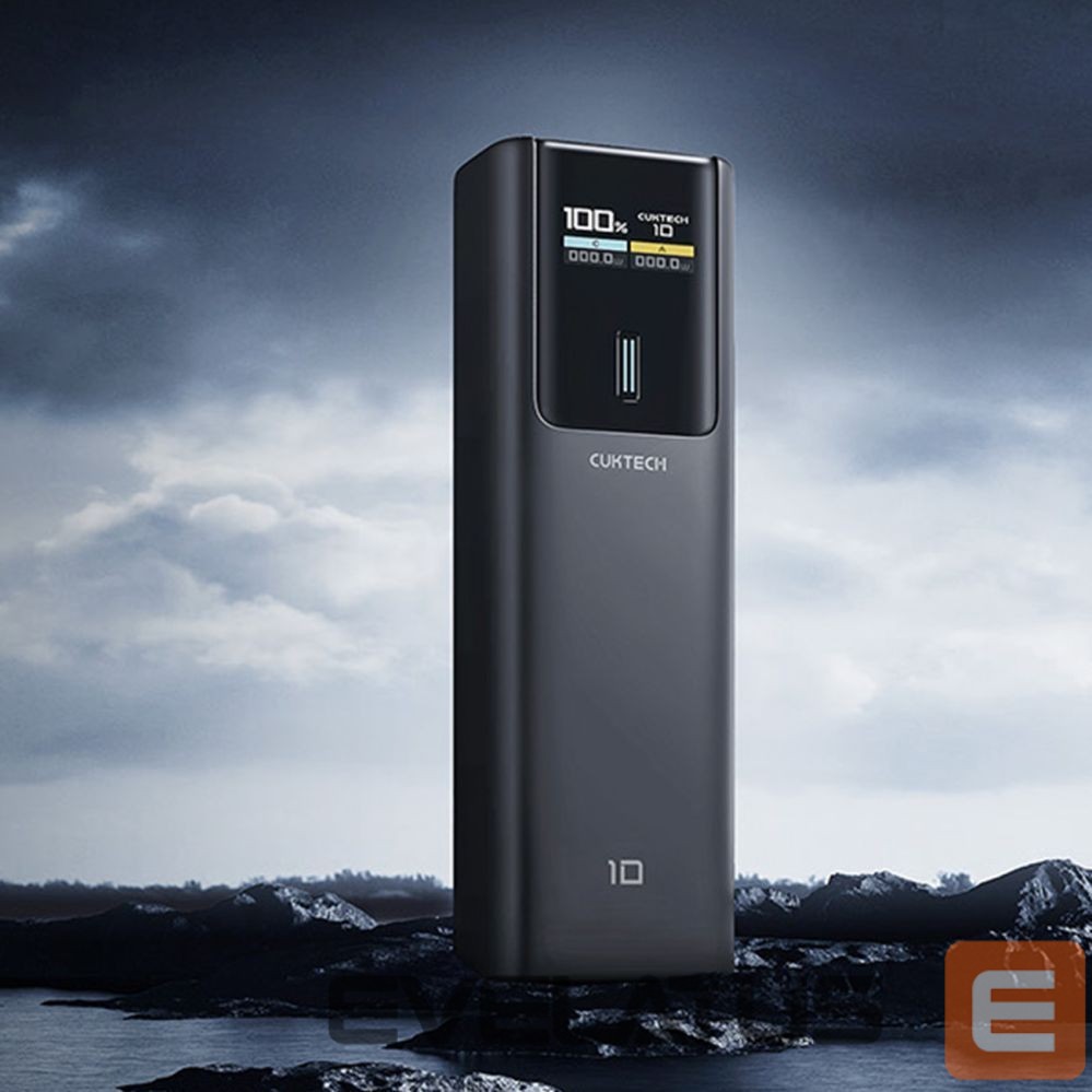 Power bank Cuktech Powerbank Cuktech CKPB100PGLBL 150W 10000mAh USB-C USB-A - black