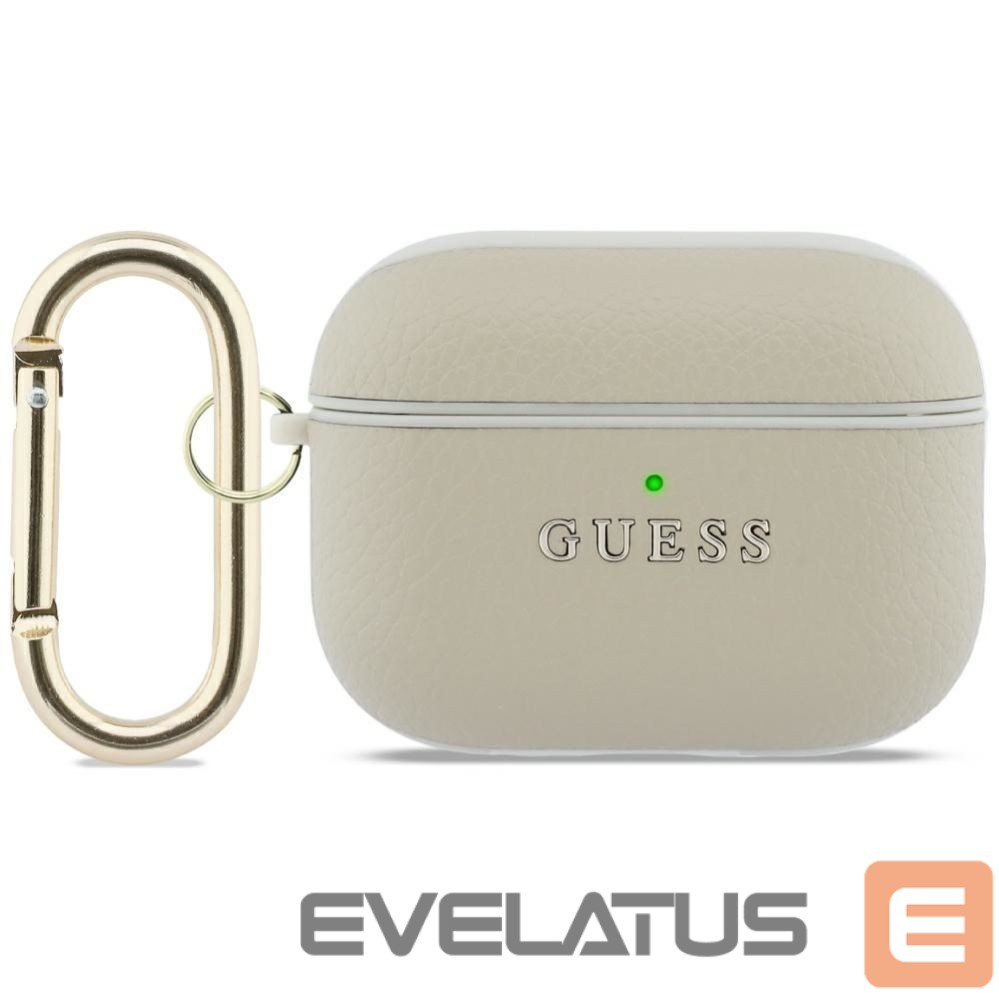 Other goods Guess Guess Grained Classic Logo Hook case for AirPods Pro 3 - gold
