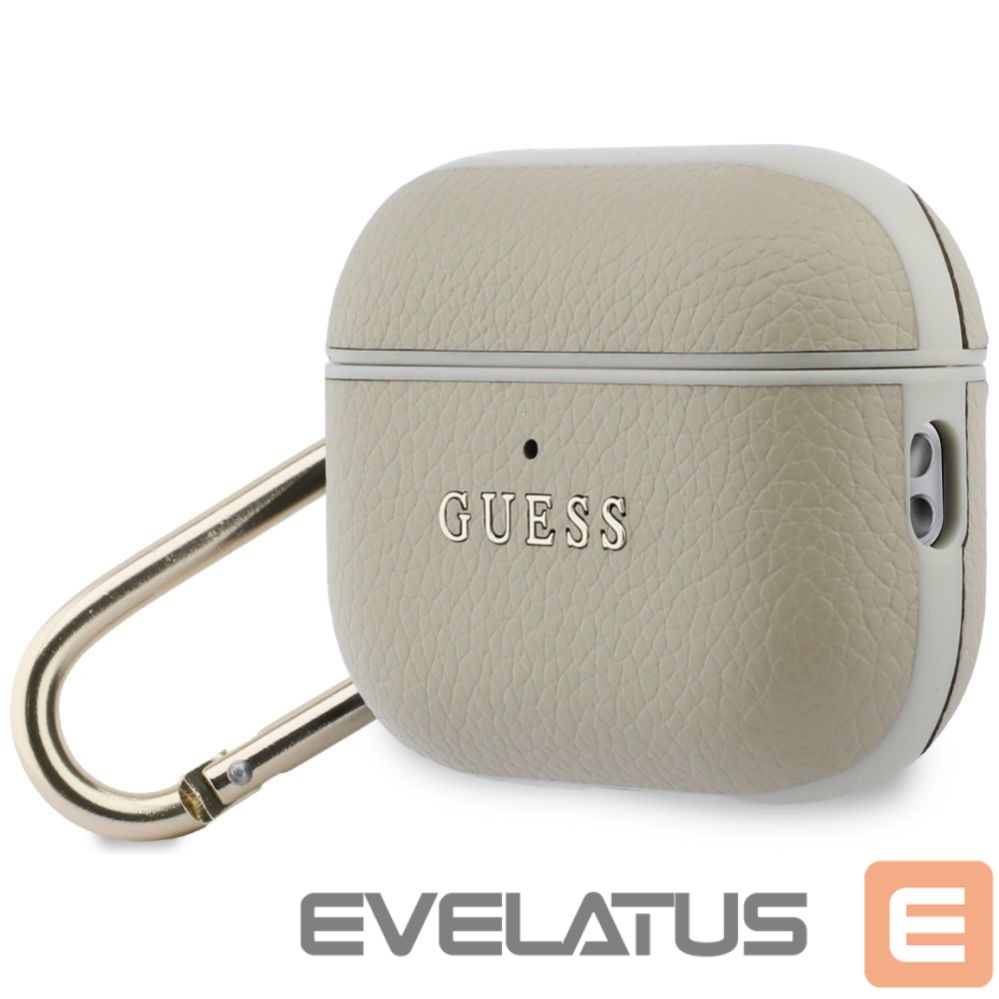 Other goods Guess Guess Grained Classic Logo Hook case for AirPods Pro 3 - gold