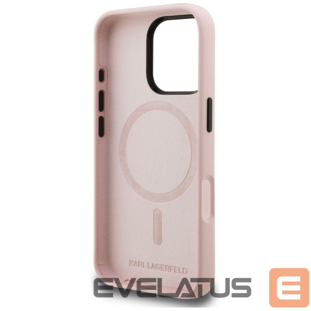Other goods Karl Lagerfeld Karl Lagerfeld Silicone Karl Sketch MagSafe Case for iPhone 16 Pro - Pink