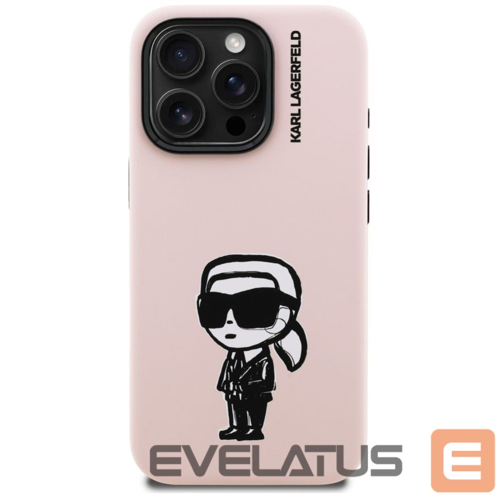 Other goods Karl Lagerfeld Karl Lagerfeld Silicone Karl Sketch MagSafe Case for iPhone 16 Pro - Pink