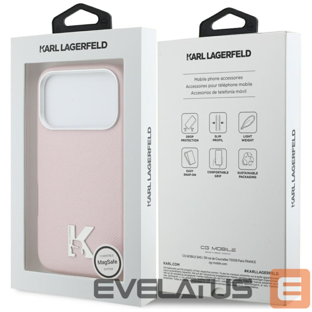 Other goods Karl Lagerfeld Karl Lagerfeld Karl Head Logo MagSafe Case for iPhone 17 Pro Max - Pink