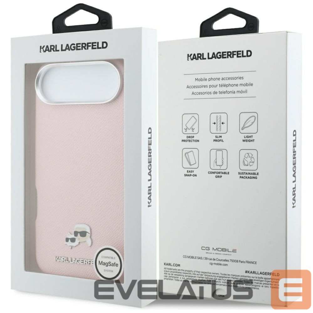 Other goods Karl Lagerfeld Karl Lagerfeld Karl & Choupette Head Pins Saffiano MagSafe iPhone Air Case - Pink
