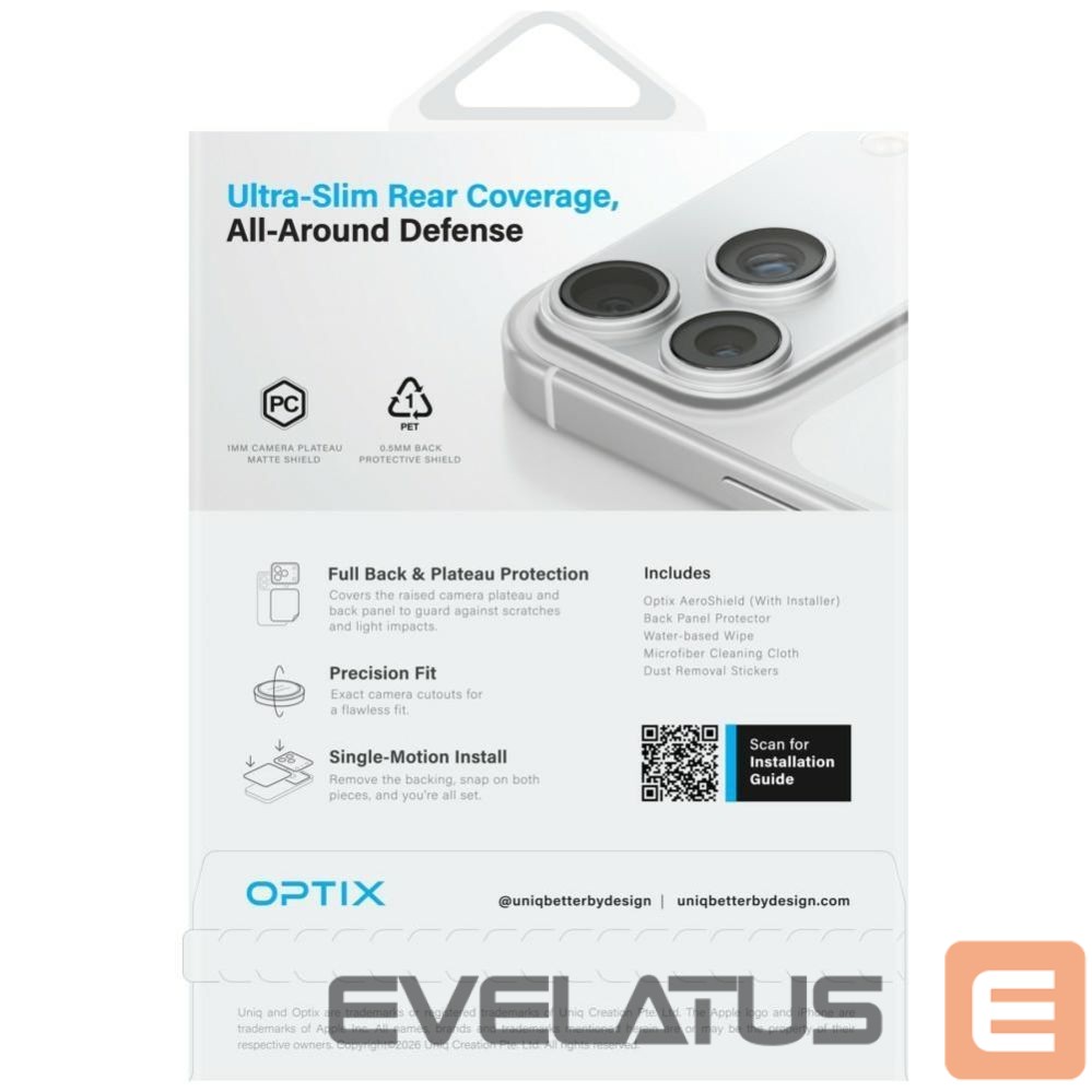 Other goods UNIQ Uniq Optix Aeroshield+ Camera Module Protector for iPhone 17 Pro Max