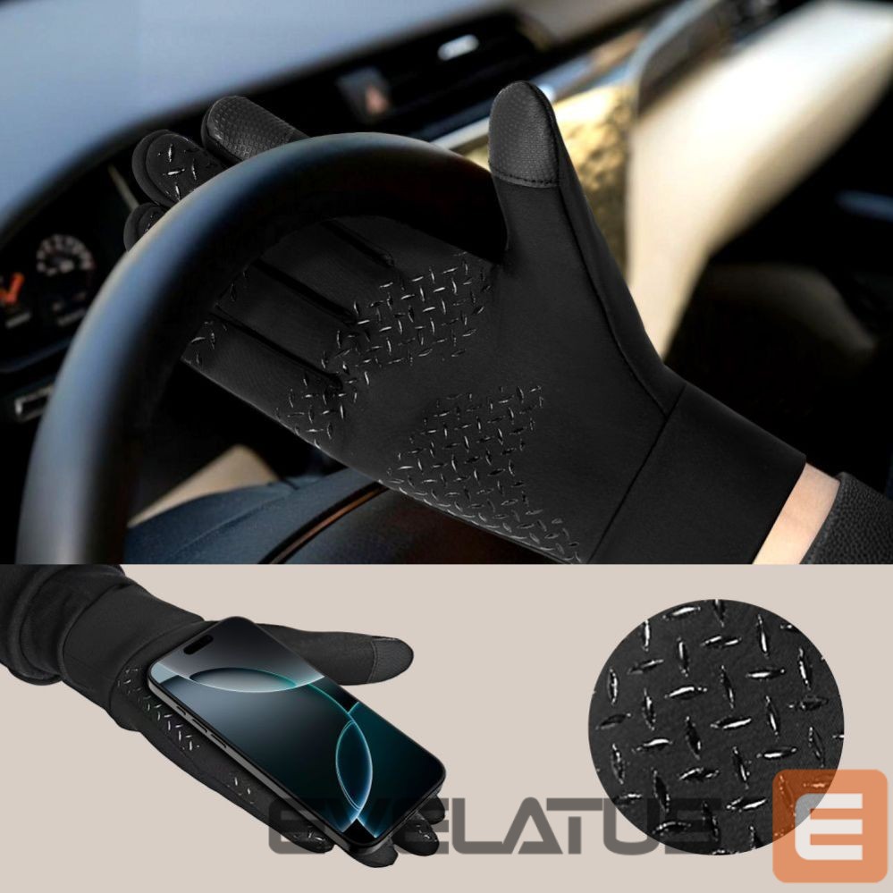 Bicycle accessory Tech-Protect Tech-Protect WG01 Gloves with Touch Tips M - Black