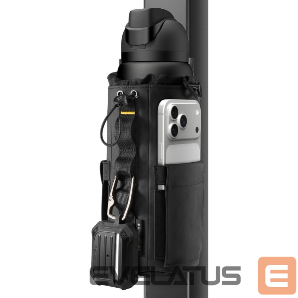 Bicycle accessory Spigen Spigen Tumbler Holder Bag Magnetic for Water Bottle, Phone, Keys - Black
