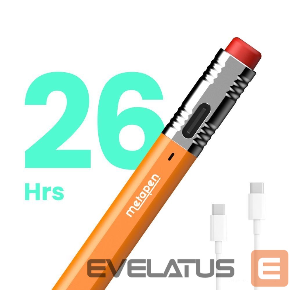 Stylus Metapen Metapen Pencil Air8 Pro X stylus for iPad - orange