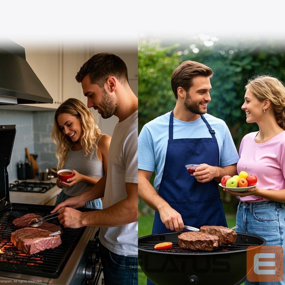 Smart device Metapen Meatmeet S Pro Kitchen Thermometer with Bluetooth App for Grill, Oven, Smoker - Gray