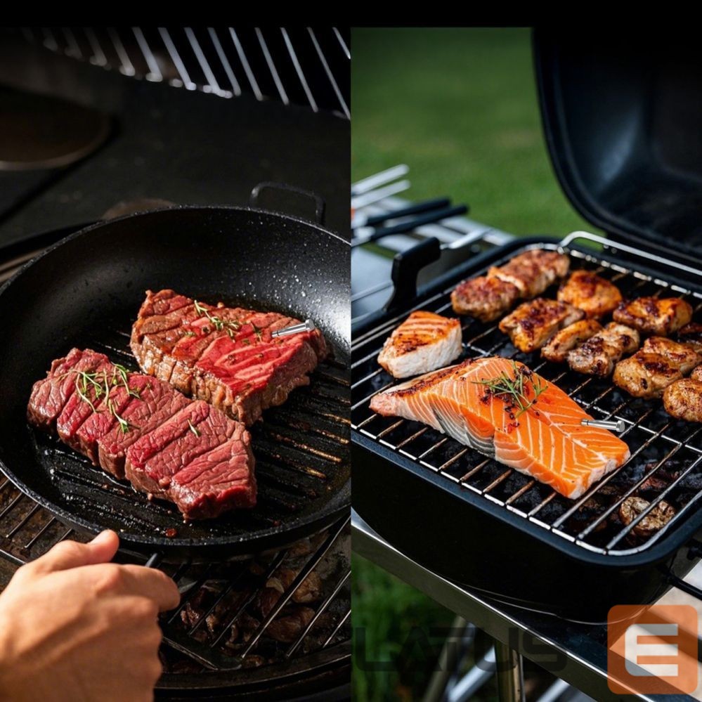 Smart device Metapen Meatmeet S Pro Kitchen Thermometer with Bluetooth App for Grill, Oven, Smoker - Gray
