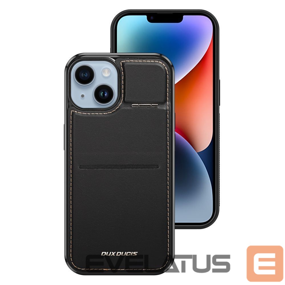 Other goods Dux Ducis 3in1 Wallet Case with Stand for iPhone 14 Plus MagSafe RFID Blocker Dux Ducis Rafi Mag - Black