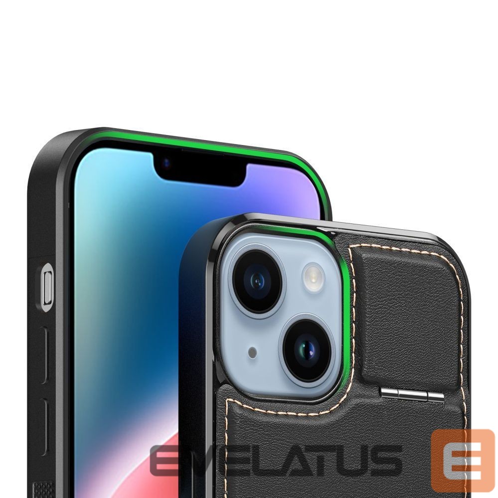 Other goods Dux Ducis 3in1 Wallet Case with Stand for iPhone 14 Plus MagSafe RFID Blocker Dux Ducis Rafi Mag - Black