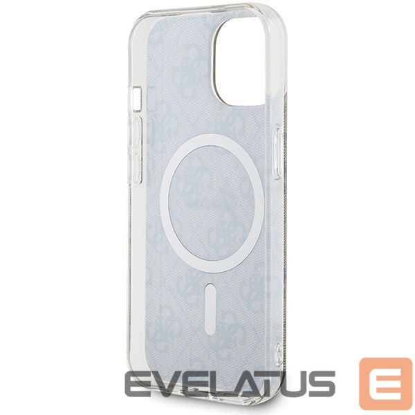 Back panel cover Guess Guess IML 4G MagSafe iPhone 15 Plus Case - Brown