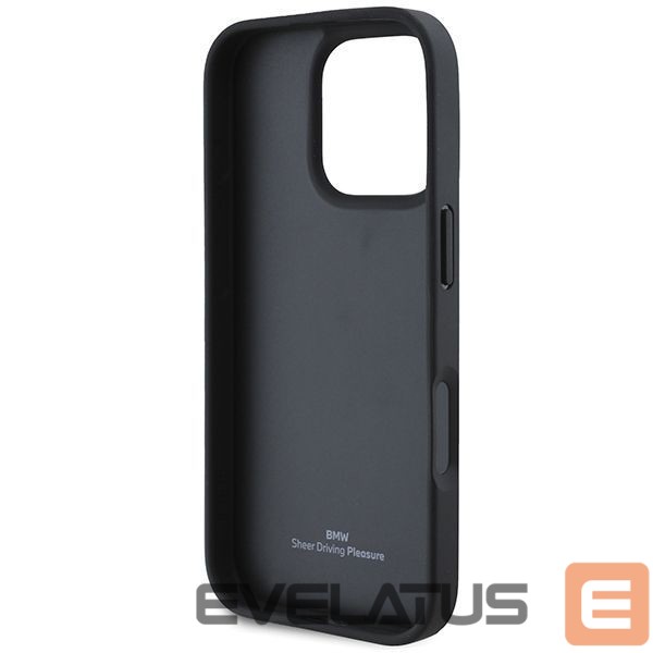 Other goods BMW BMW Leather Hot Stamp iPhone 16 Pro Case - Black