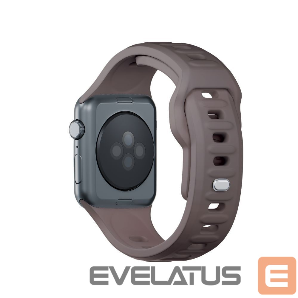 Other goods 3MK 3mk Silicone Watch Strap for Apple Watch 38/40/41 mm - Dark Gray