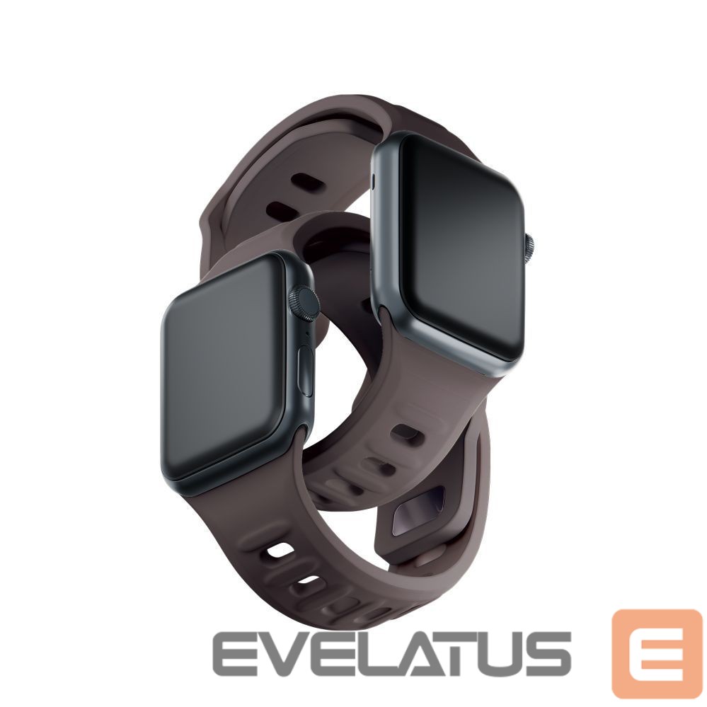 Other goods 3MK 3mk Silicone Watch Strap for Apple Watch 38/40/41 mm - Dark Gray