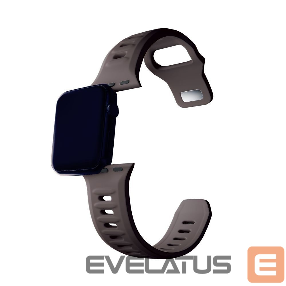 Other goods 3MK 3mk Silicone Watch Strap for Apple Watch 38/40/41 mm - Dark Gray