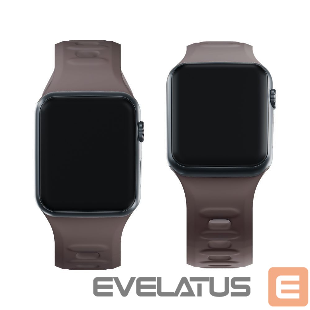 Other goods 3MK 3mk Silicone Watch Strap for Apple Watch 38/40/41 mm - Dark Gray
