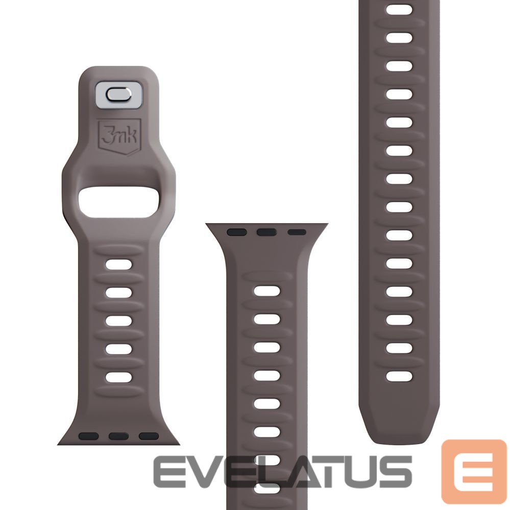 Other goods 3MK 3mk Silicone Watch Strap for Apple Watch 38/40/41 mm - Dark Gray