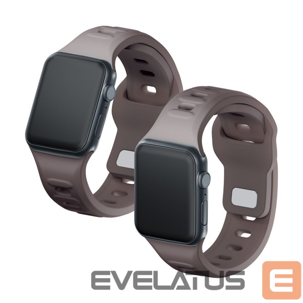 Other goods 3MK 3mk Silicone Watch Strap for Apple Watch 38/40/41 mm - Dark Gray