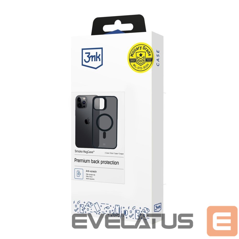 Other goods 3MK 3mk Smoke MagCase for Apple iPhone 12 Pro Max - Black
