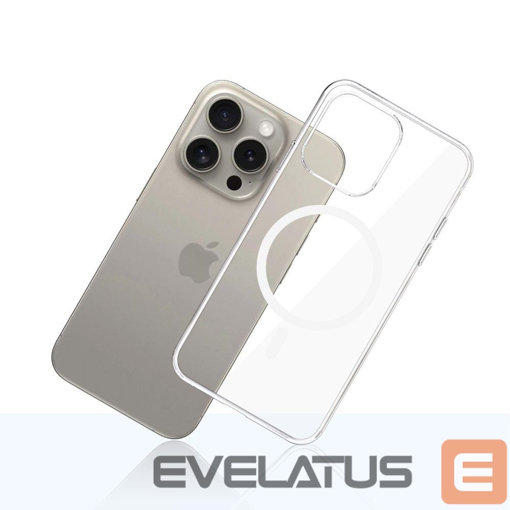Other goods 3MK 3mk Clear MagCase Case for Apple iPhone 15 Pro Max - Transparent