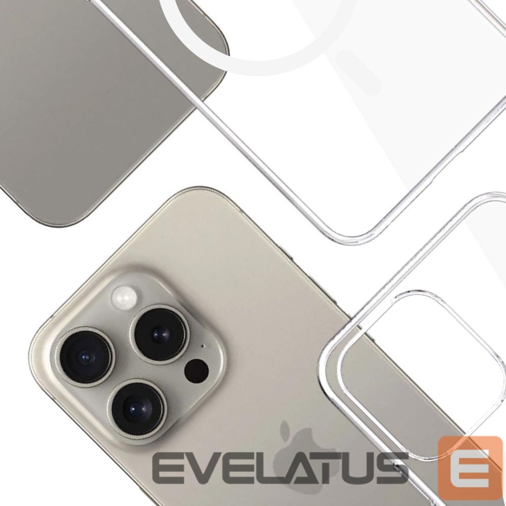 Other goods 3MK 3mk Clear MagCase Case for Apple iPhone 15 Pro Max - Transparent