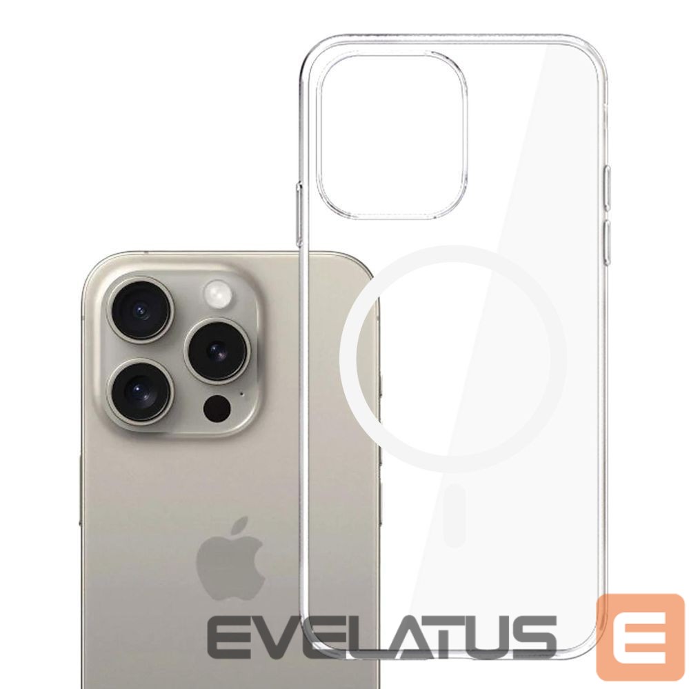Other goods 3MK 3mk Clear MagCase Case for Apple iPhone 15 Pro Max - Transparent