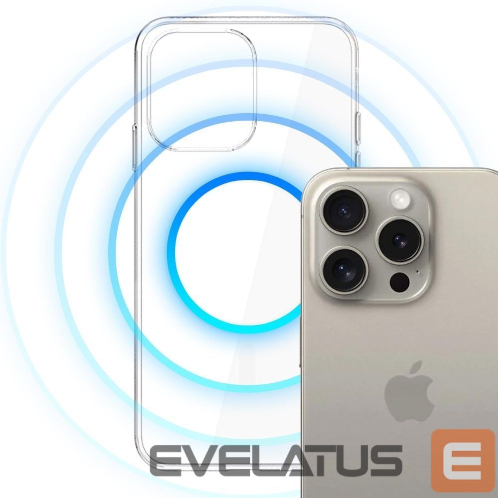 Other goods 3MK 3mk Clear MagCase Case for Apple iPhone 15 Pro Max - Transparent