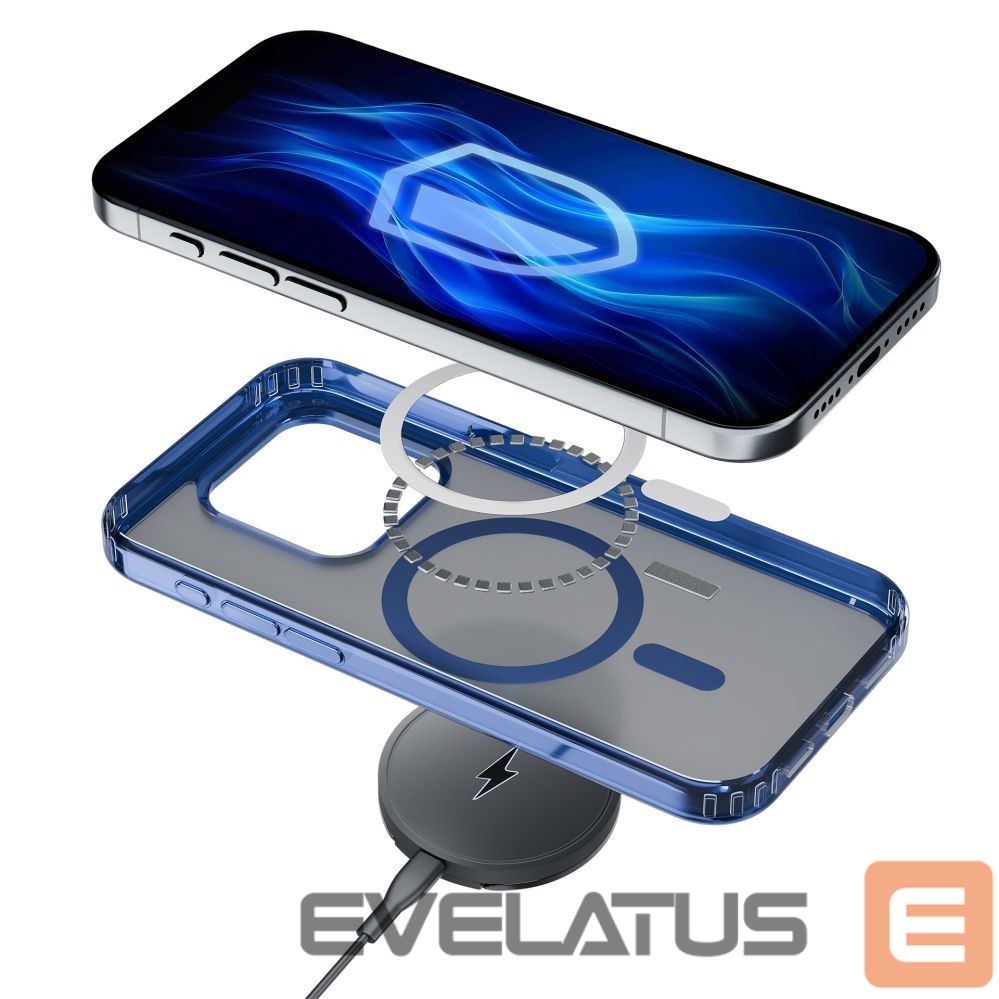Other goods 3MK 3mk Frosty MagCase Blue Case for Apple iPhone 15 Pro - Blue