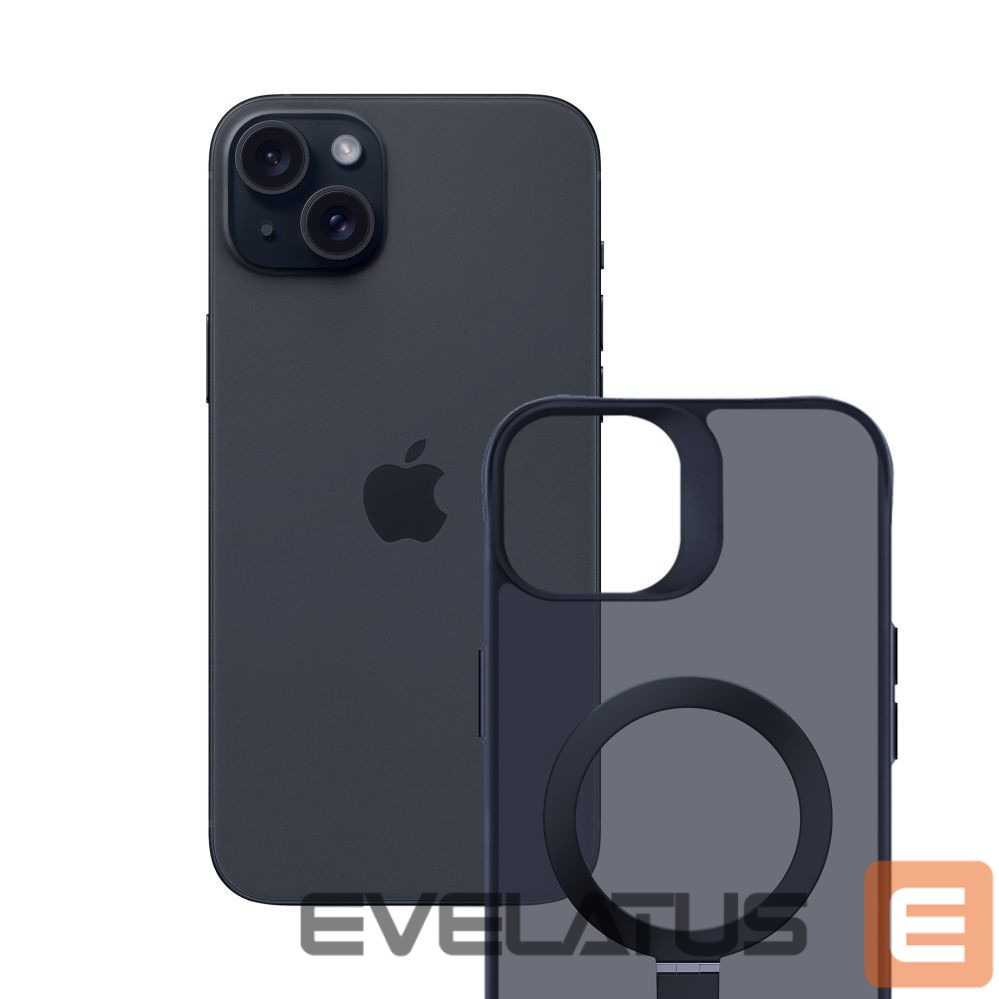 Other goods 3MK 3mk Smoke Case Mag&Stand for Apple iPhone 15 plus - black