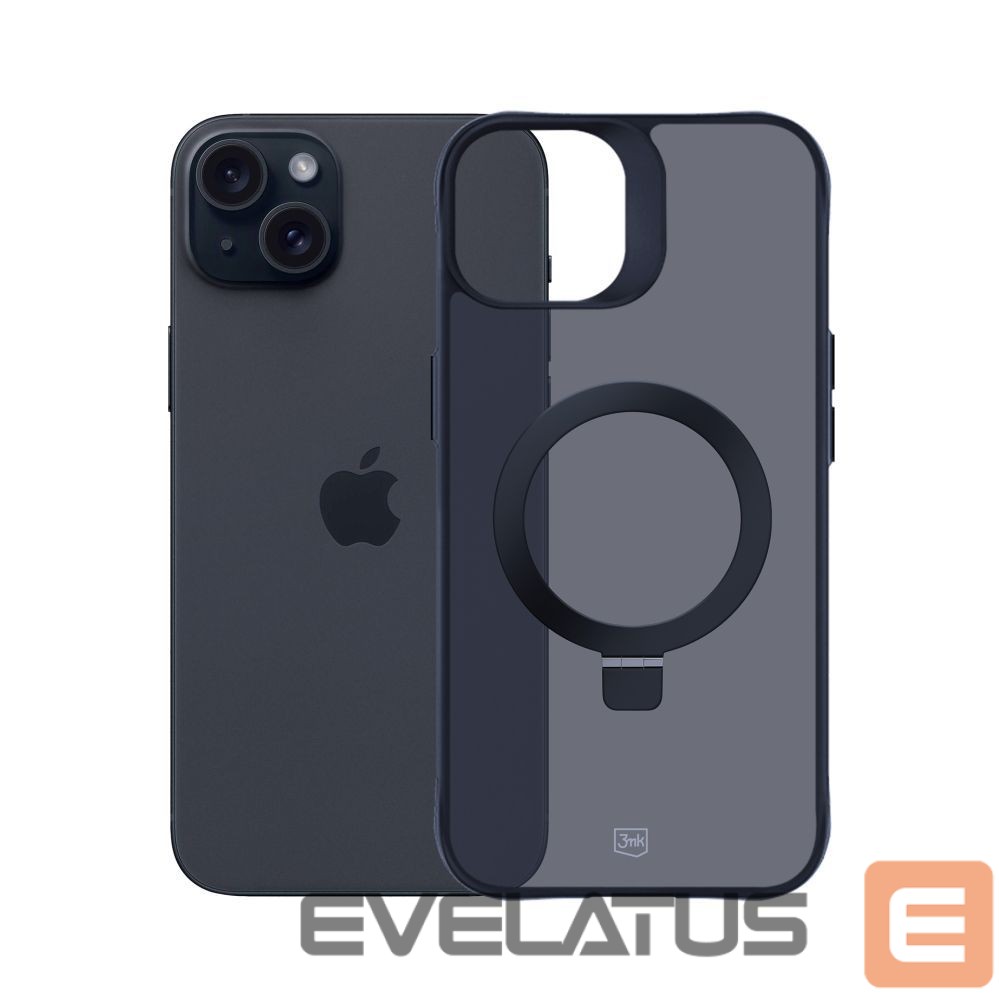 Other goods 3MK 3mk Smoke Case Mag&Stand for Apple iPhone 15 plus - black