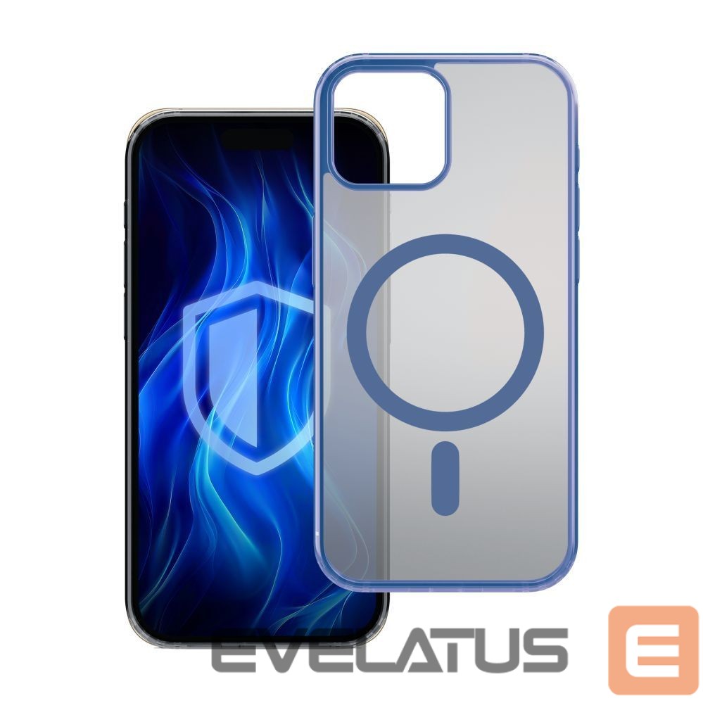 Other goods 3MK 3mk Frosty MagCase Blue Case for Apple iPhone 12 Pro Max - Transparent