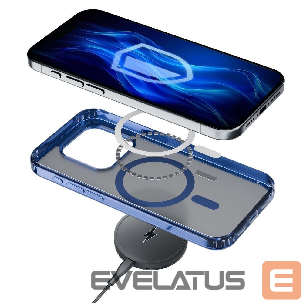Other goods 3MK 3mk Frosty MagCase Blue Case for Apple iPhone 12 Pro Max - Transparent