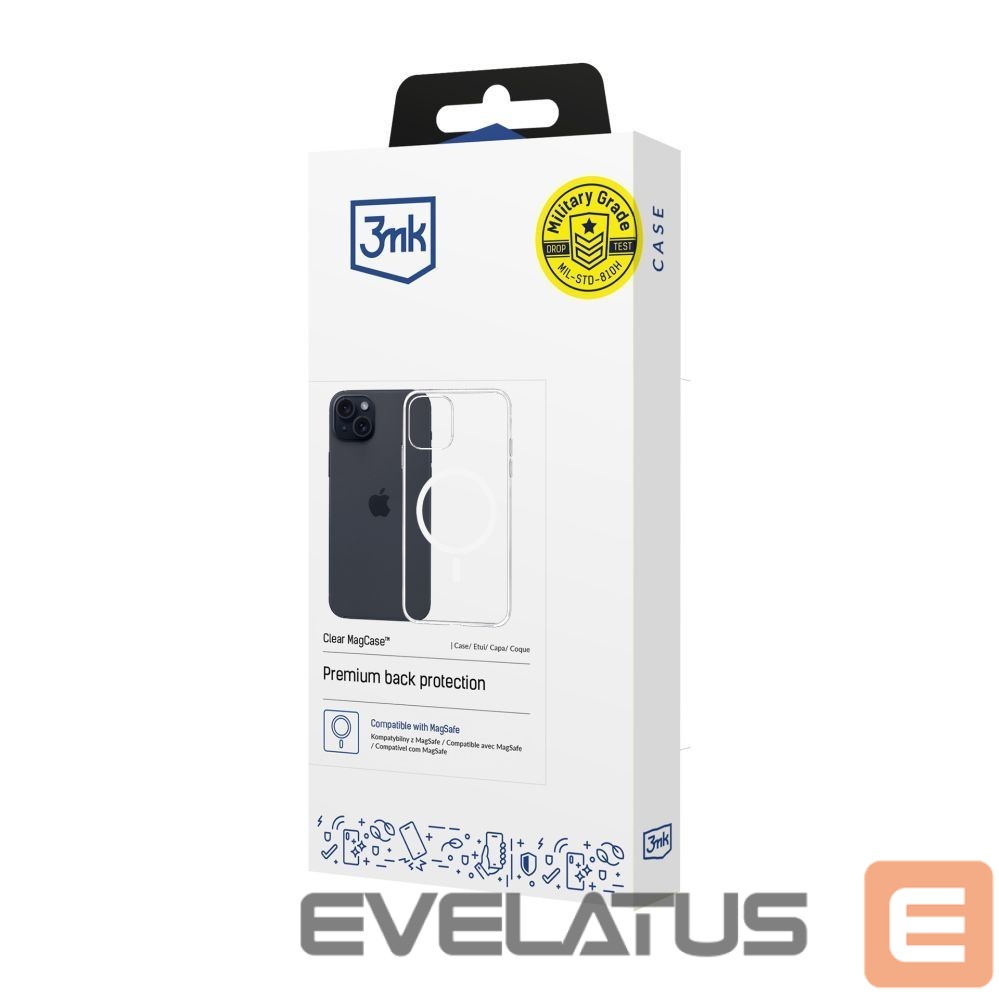 Other goods 3MK 3mk Clear MagCase for Apple iPhone 15 Plus - transparent