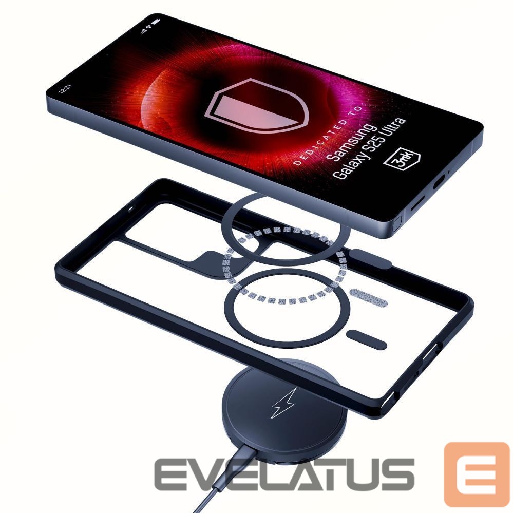 Other goods 3MK 3mk Satin Armor MagCase for Samsung Galaxy S25 Ultra - Transparent