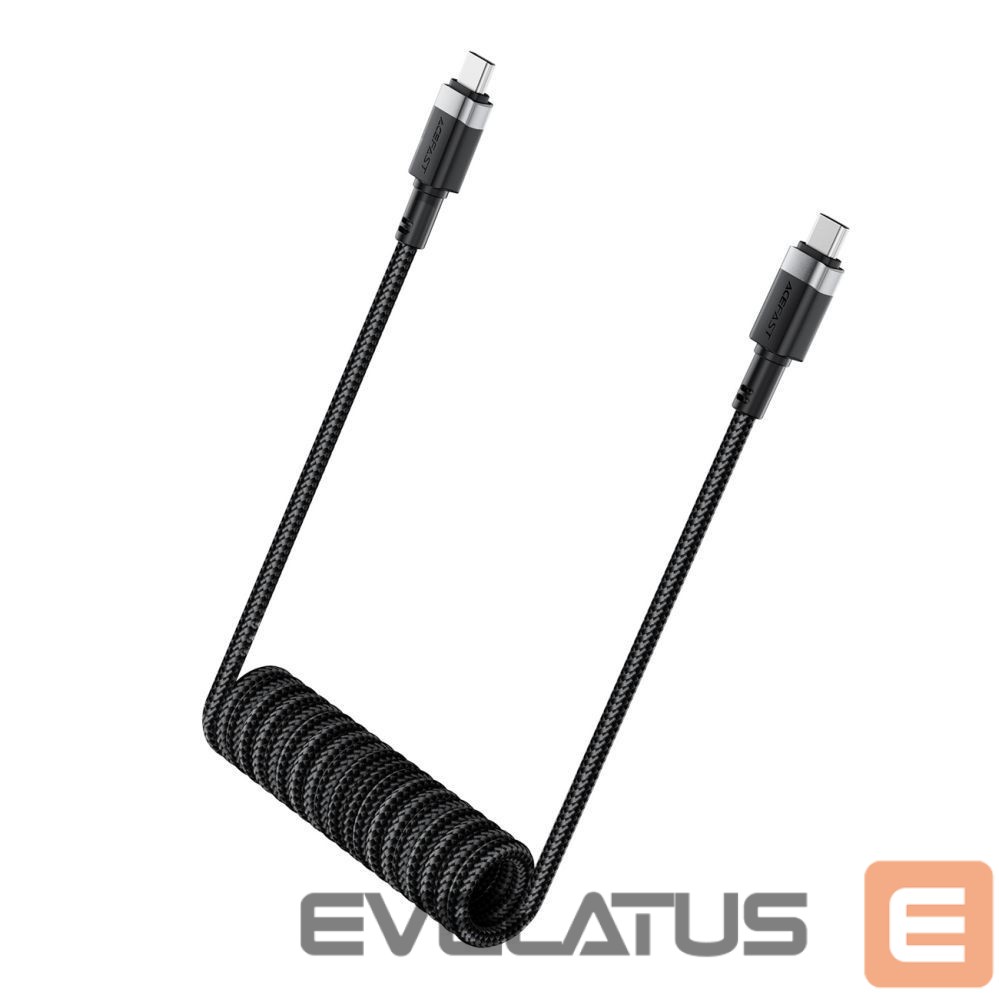 Other goods Acefast Acefast C14-03 USB-C - USB-C Spring Cable 480Mb/s 3A 1.2m - Black