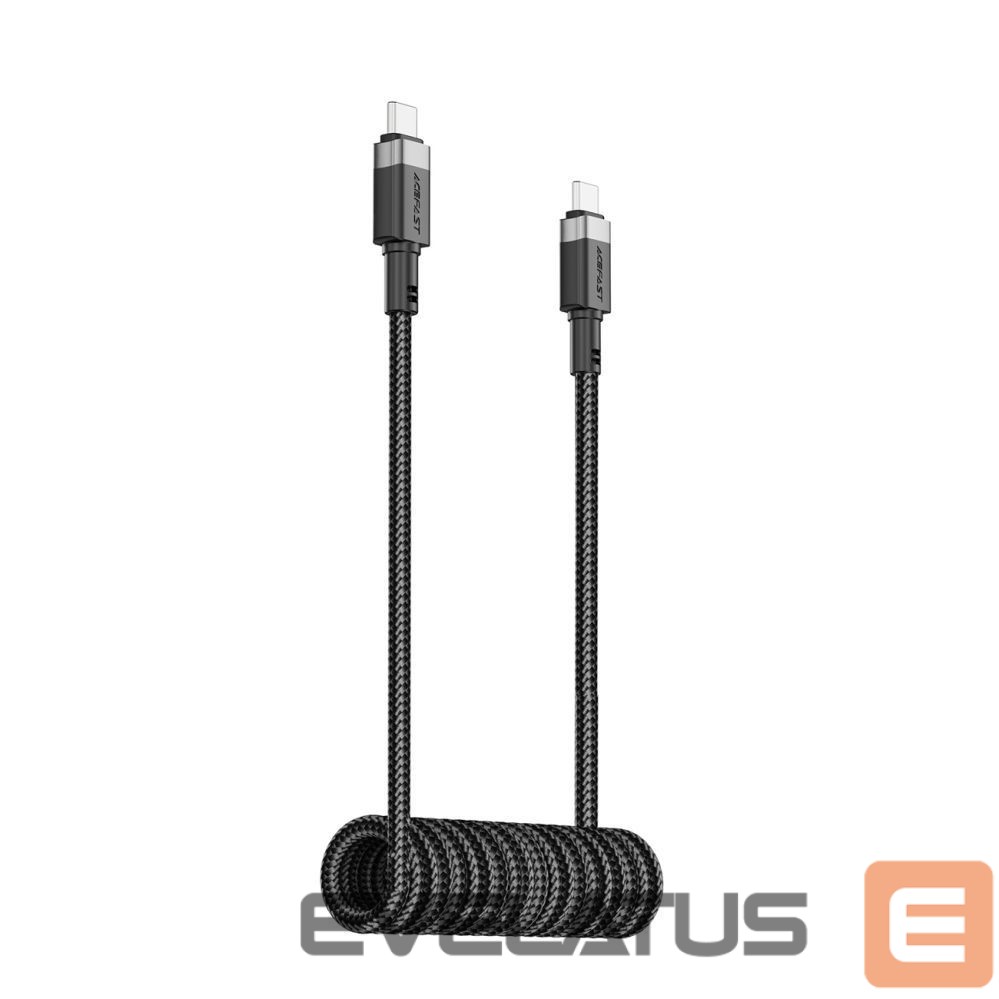 Other goods Acefast Acefast C14-03 USB-C - USB-C Spring Cable 480Mb/s 3A 1.2m - Black